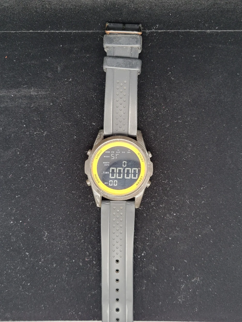 Digital Sport Watch - Black and Orange